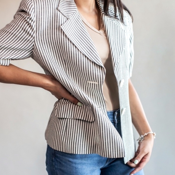 Vintage Christian Dior Short Sleeve Jacket - Picture 2 of 13